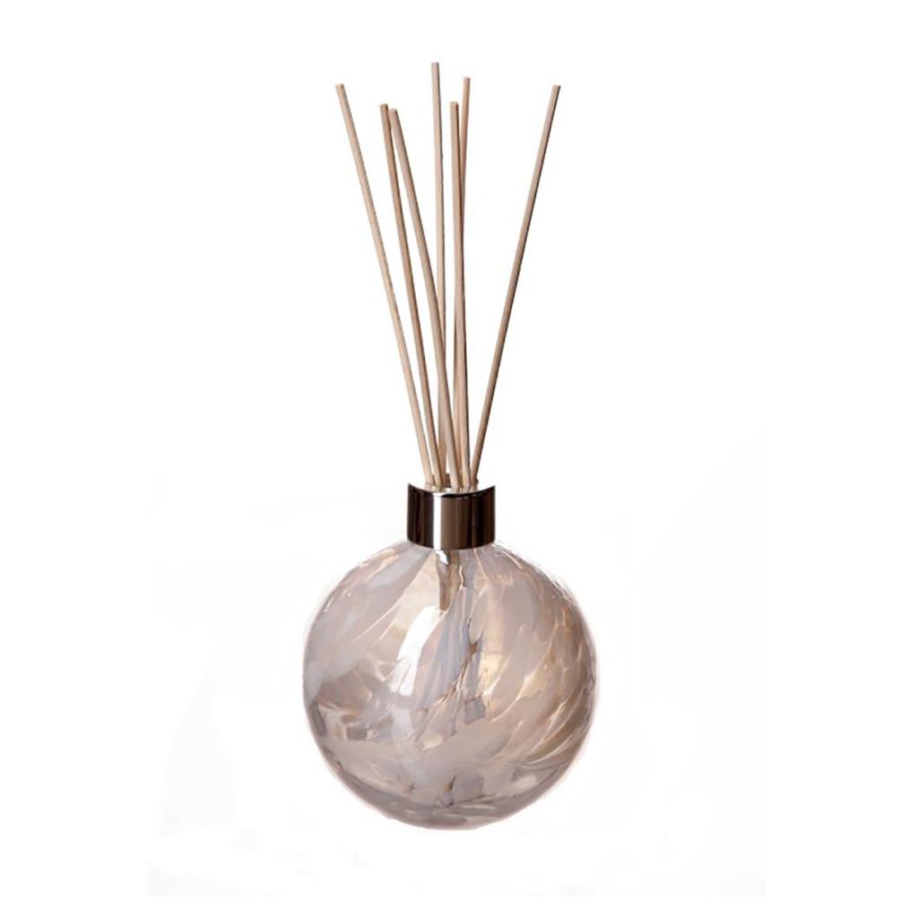 Amelia Art Glass White Sphere Reed Diffuser £15.74